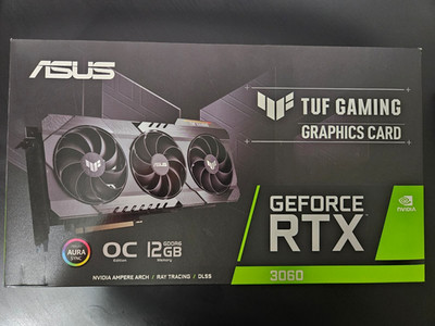 ASUS TUF Gaming GeForce RTX  3060 V2 OC Edition 12 GB GDDR6 buffed-up design wit