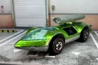 Hot Wheels Redline 1971 Rocket-Bye-Baby Light Green Hong Kong