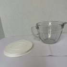 The Pampered Chef 1 Qt. Glass Measuring Cup Batter Bowl with Lid, Spout, Handle