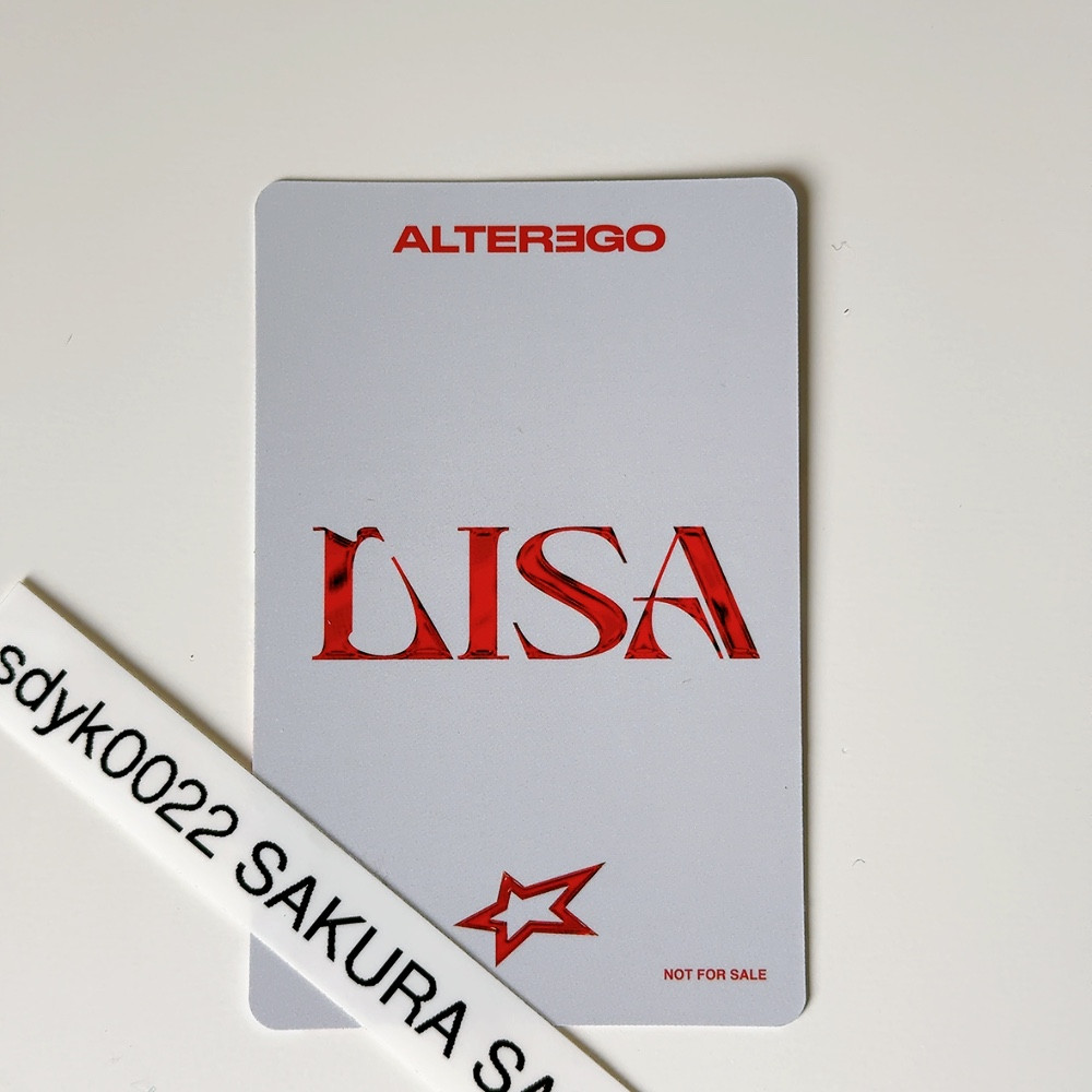 BLACKPINK LISA Alter Ego CD Japan Edition Solo Debut Album