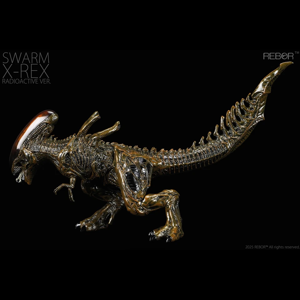 REBOR 1/35 Tyrannosaurus Rex Swarm X-Rex Radioactivo Ver Figura Modelo Juguetes Regalo Foto 4 de 4