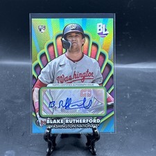 2024 Topps Big League Blake Rutherford Rookie Opening Act Auto Autograph