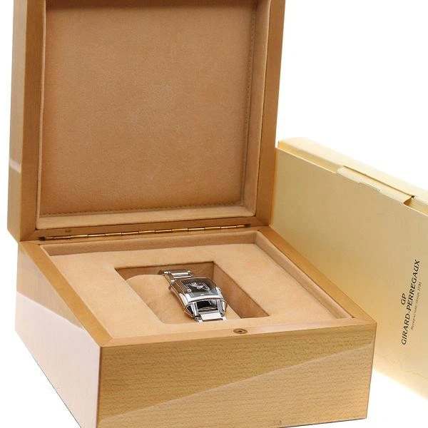 Girard Perregaux — Girard-Perregaux 2590 23mm SS Black Dial Hand-Winding Watch #C15379