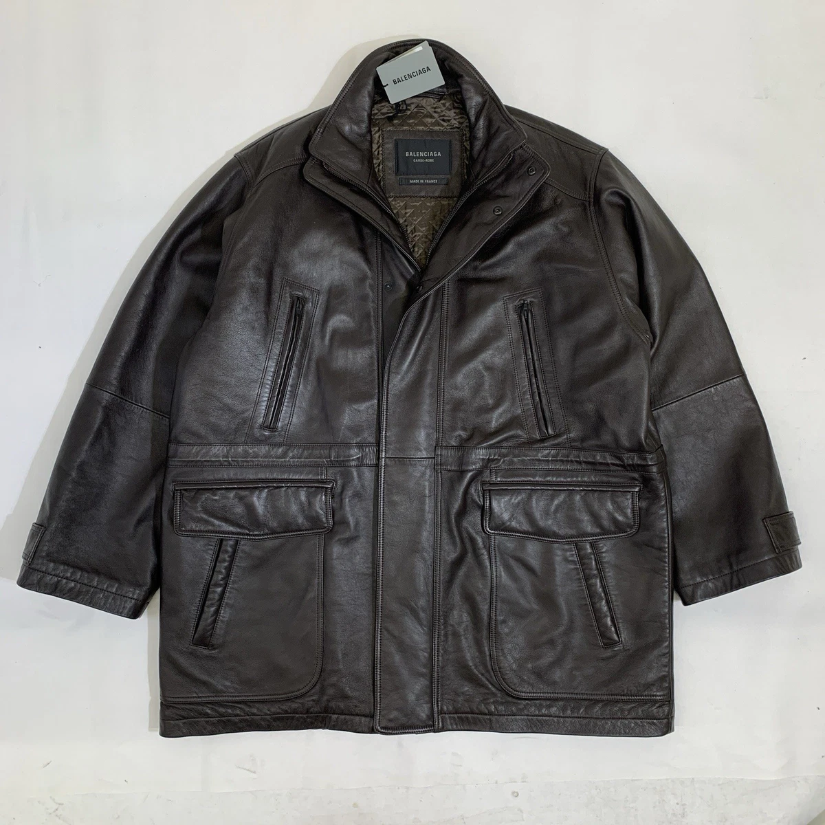 Balenciaga Leather Outer Shell Coats, Jackets & Vests for Men for 
