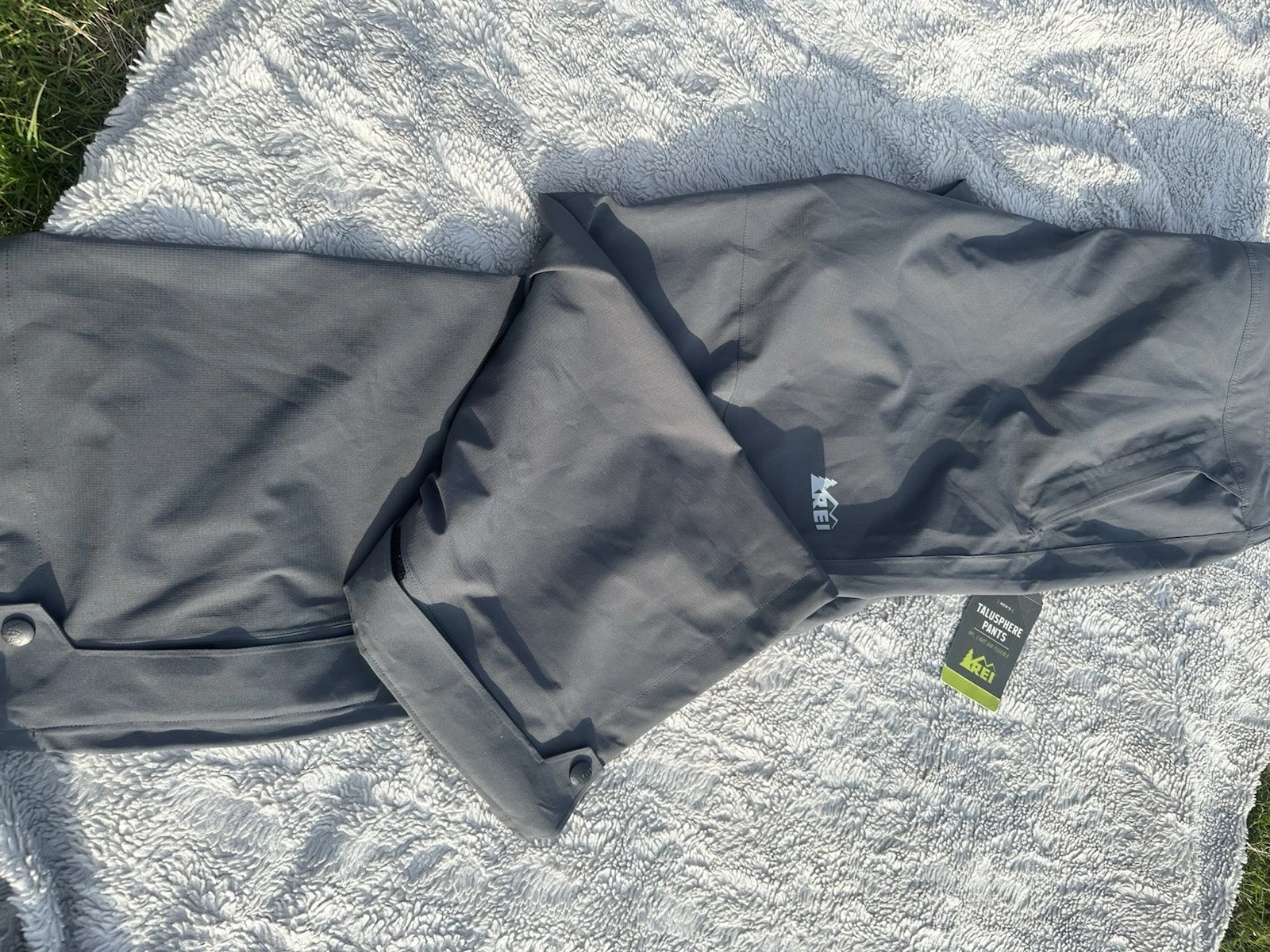 REI Co-op Talusphere Rain Pants Mens XXLGray Elements Lightweight