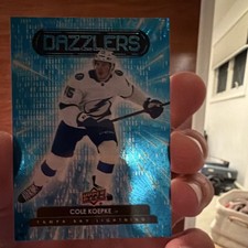Upper Deck 2022 Dazzlers Blue Cole Koepke DZ-66 Tampa Bay Lightning NHL Hockey