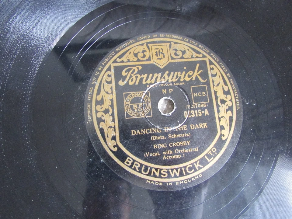 3x BING CROSBY 10” 78rpm Shellac Records - Image 3 of 4