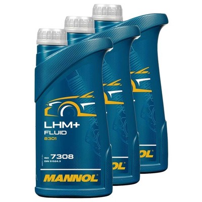 3 Liter Hydraulikflüssigkeit Servoöl MANNOL LHM+ Fluid Hydraulik Servo Öl