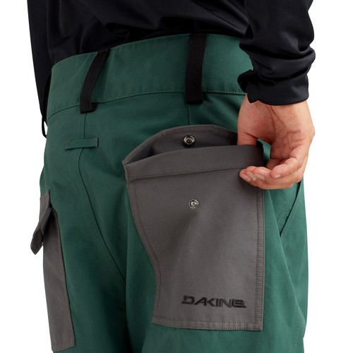 Dakine A-1 Shell Snowboard Pants Unisex Medium Fir Green New - Picture 3 of 5