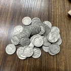 VINTAGE US Actual Coins Lot Of 50 Buffalo Nickels Mixed Dates Get More For Less