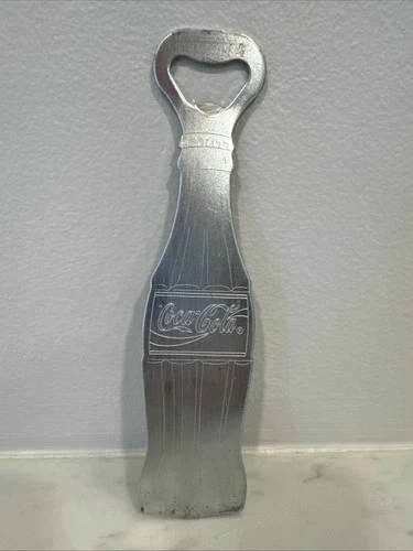Vintage Metal Silver Coca-Cola Bottle Opener