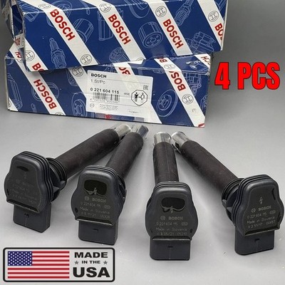 NEW OEM 4X Ignition Coils 0221604115 For Audi A3 A4 A5 TT VW GTI 2.0L 06H905115B