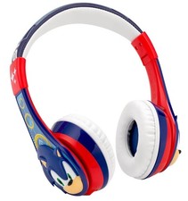 Sonic The Hedgehog Bluetooth Headphones for Kids - Wireless  Aux Cord