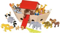 Arche Noah | 31 X 14 X 16,5 Cm, Holz, 30 Tiere, Noah Und Frau, Per Set | Goki