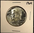 1964 Kennedy Half Dollar in BU condition ~ 100 % BLAST WHITE ~ No Reserve