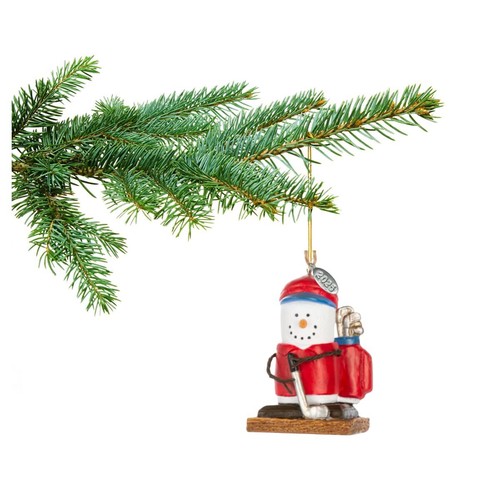 Smores Golf Ornament - Golfing, Golfer Gifts, Cute Golf stocking stuffer idea, - Picture 2 of 7