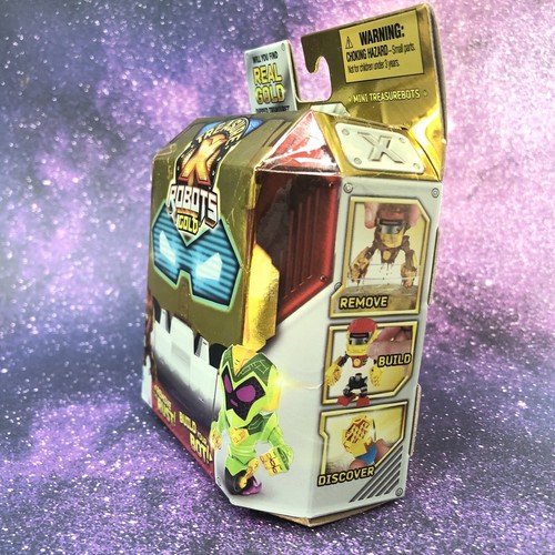 Treasure X Robots Gold Mini Bot- SKID BURN - Picture 12 of 12