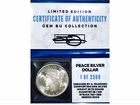 1924 PEACE DOLLAR $ COA SUPERB GEMBU $ SHOW STOPPER $ GEMBU COLLECTION $ RARE $