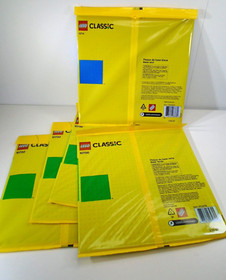 Lego Classic Baseplates Toy Lot 5pc Green 10700 Blue 10714 Building Platform BN