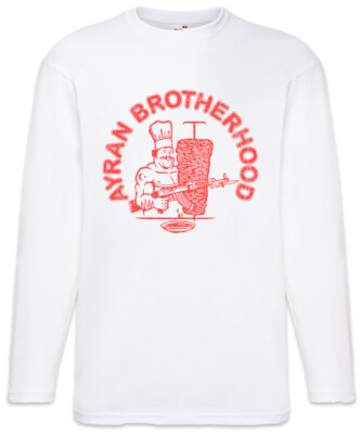 Ayran Crew Langarm T-Shirt Love Fun Döner Addiction Against Racism Kebab Turkey