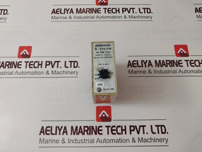 Electromatic SA 105 724 S-System Delay on Operate 0.15-3 Sec