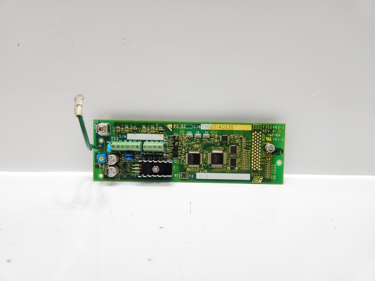 YASKAWA PG-B2 73600-A0135 INVERTER CARD F352443-1 REV A | eBay