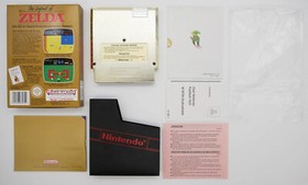 Zelda 1 The Legend of Zelda NES Pixel CIB Nintendo PAL Version