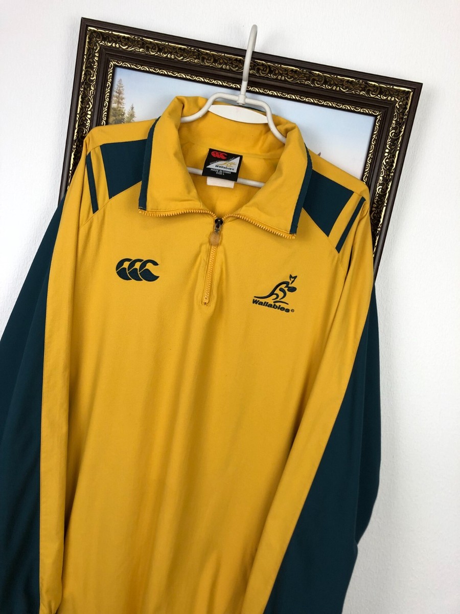 Vintage 90's Canterbury Australia Rugby Jacket Wallabies Track Top