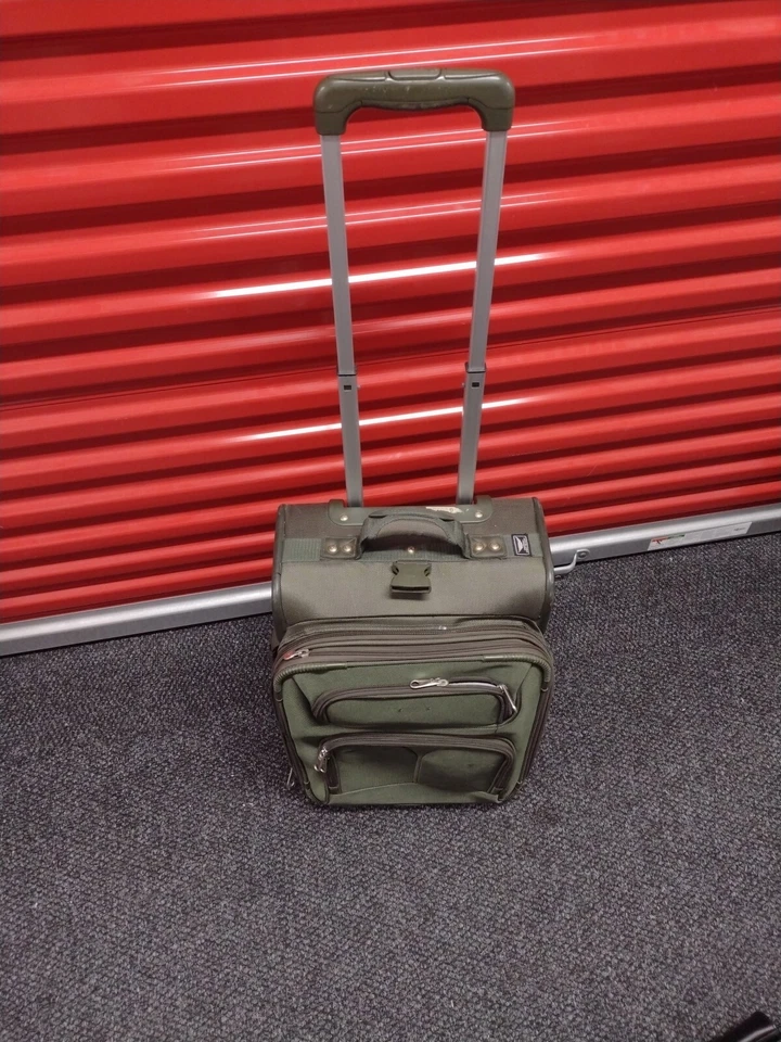 DELSEY 23” Softside Expandable 2-Wheel Rolling, Carry-On Luggage, Green - Image 4 of 4