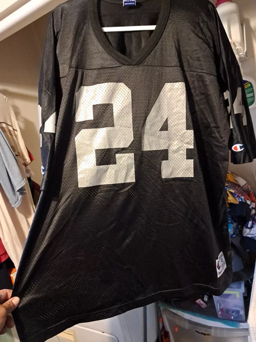 Charles Woodson Oakland Raiders #24 Champion Jersey Men's Size XL.