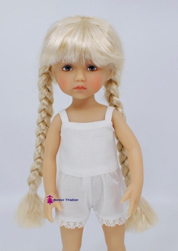 Perruque avec tresses - l 60 cm - noir Perruque avec tresses - l 60 cm - noir