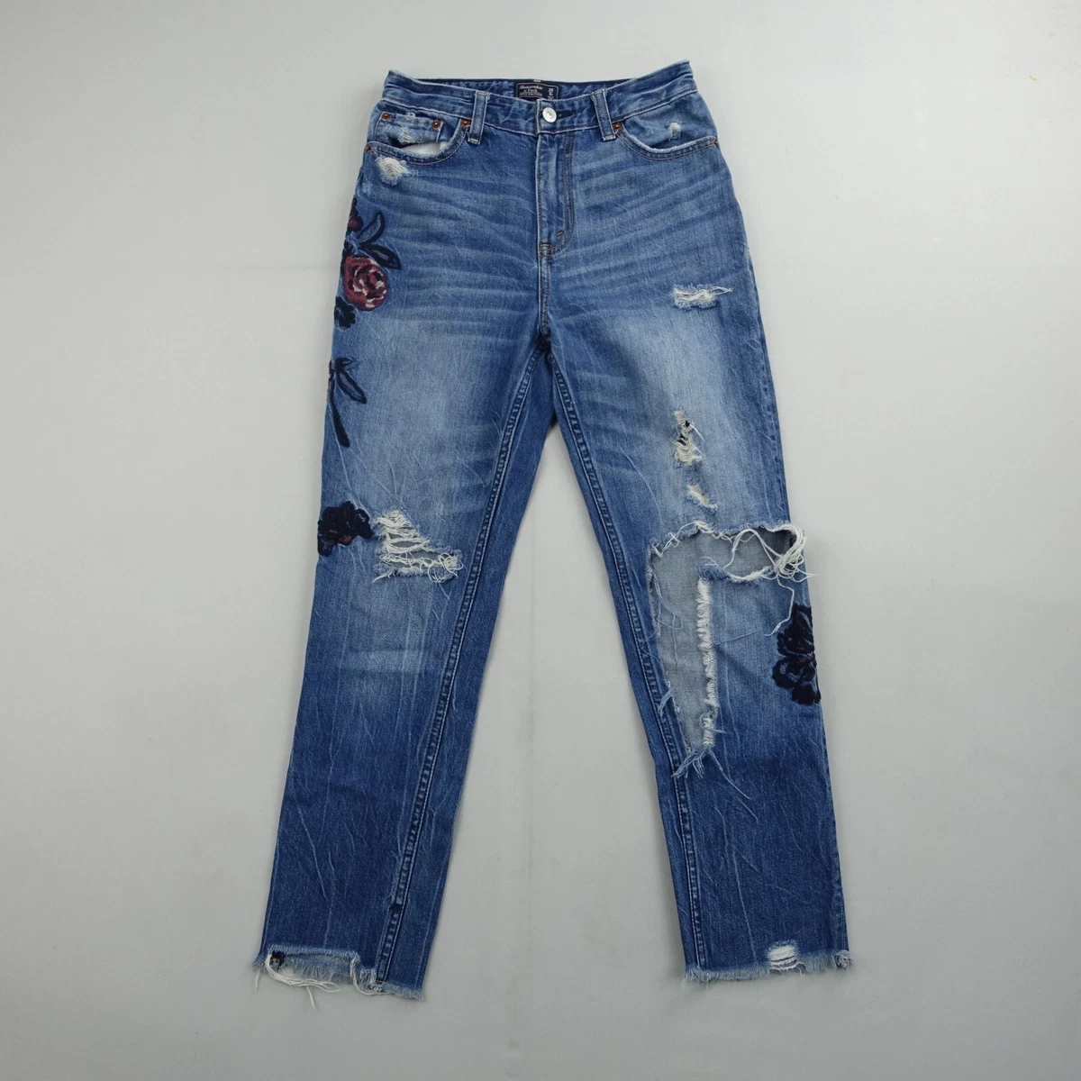Abercrombie annie girlfriend jeans clearance