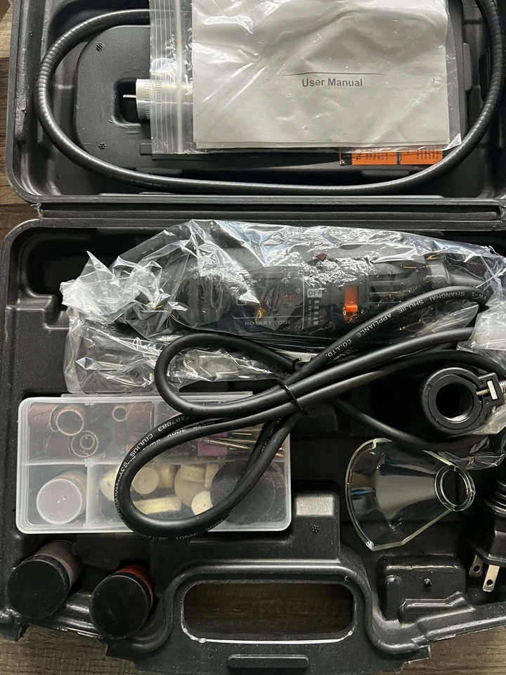 GOXAWEE G4007 Rotary Tool Kit with MultiPro Keyless Chuck & Flex Shaft - Y - Image 2 of 4