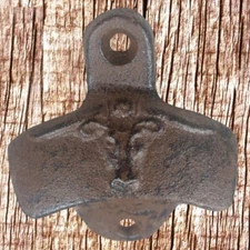 Longhorn Steer Cast Iron Wall Mount Bottle Opener Beer & Soda Openers  CI31-ST