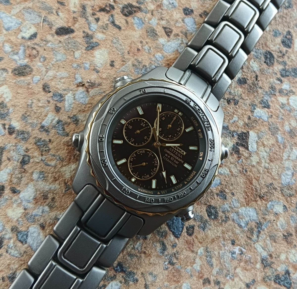 時計 CITIZEN ATTESA Eco-drive Citizen Attesa Eco-Drive 0855 Multifunction Titanium JDM