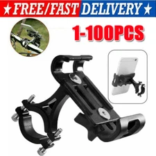 360° Aluminum Motorcycle Bike Bicycle GPS Cell Phone Holder Handlebar Mount lot