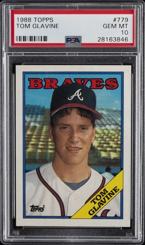 1988 TOPPS #779 TOM GLAVINE ROOKIE RC PSA 10