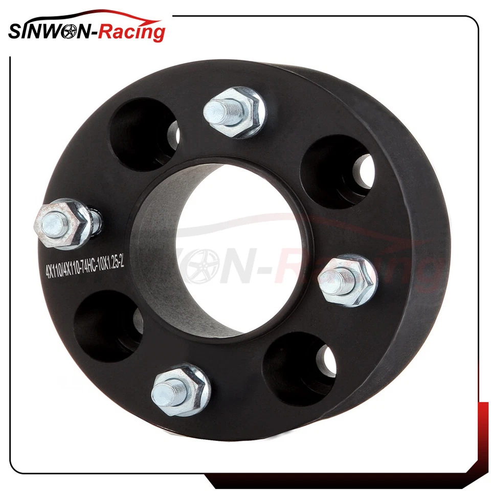 Espaçadores de roda 2 peças 2" de espessura 10x1,25 4x110 50mm para 2008-2016 Suzuki King Quad 400 - Imagem 2 de 4