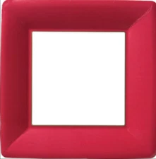 Boston International - 10" Square Plates - Classic Red - PEG10110