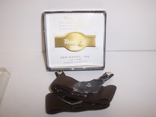 2 Vintage Supporters Garters Stockings Stays Clips GEM-DADDY GEMCO - Picture 2 of 4