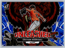 Grayson Rodriguez 2023 Panini Donruss Unleashed Blue /249 U15 Orioles