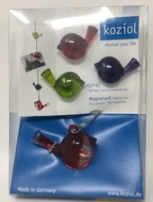 NIP Koziol Bird Photo Holder Magnet Cable Germany
