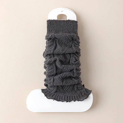 Women Winter Warm Leg Warmers Long Knit Knitted Crochet Socks Leggings LOT - Picture 3 of 17
