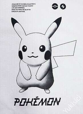 Pokemon Masters EX Oversized Uniqlo T-shirt Pikachu White JP Pokemon Masters EX Oversized Uniqlo T-shirt Pikachu White JP