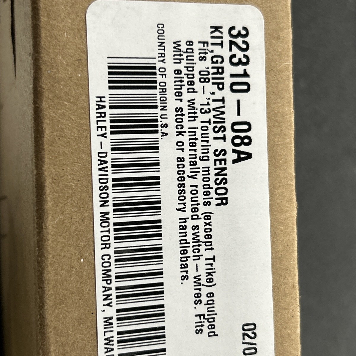 うさ Harley-Davidson 2011 Road Glide CVO Throttle By Wire 32310-08A for