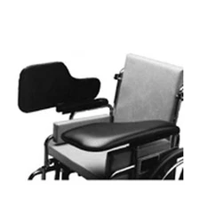 TAGAC010022 Wheelchair Half Lap Tray, Black Padded Vinyl, Flip-Up Hardware, R...