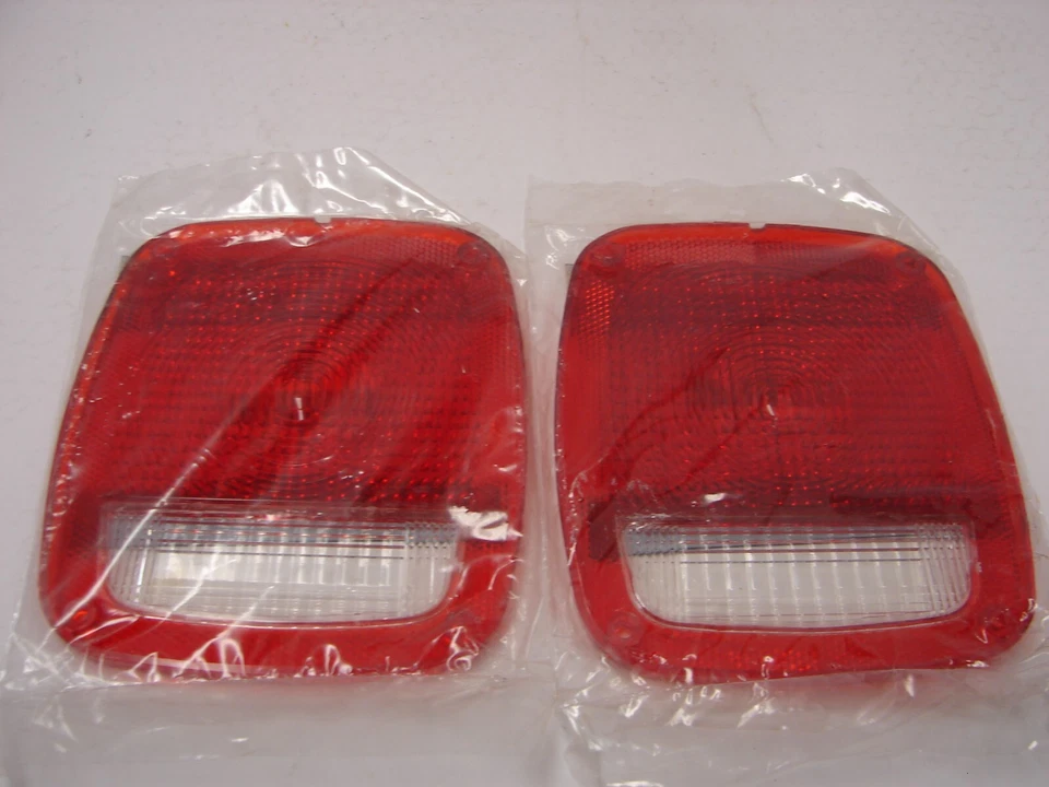DOIS Glo-Brite 2402 Signal-Stat 9049 lente de lanterna traseira de substituição para Chevy Jeep GM - Imagem 2 de 2