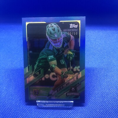 35/50 TD IERLAN RC Blue Foil Parallel Topps 2021 Lacrosse 1st Edition PLL