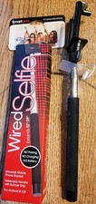 Selfie Stick Extendable Handheld Wired Selfies Monopod Battery Free Mount Holder