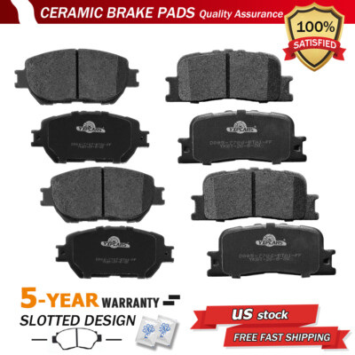 Front Rear Ceramic Disc Brake Pad for 2002 - 2006 Toyota Camry Japan Built Model